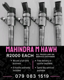 Mahindra Mhawk Injectors For Sale With Warranty Included
