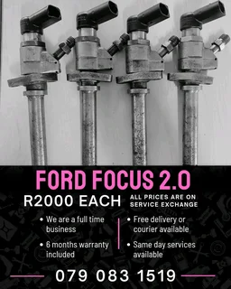 Ford Focus 2.0 Injectors For Sale With Warranty Included