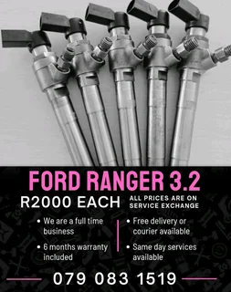 Ford Ranger 3.2 Injectors For Sale With Warranty Included