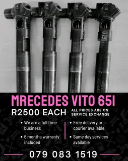 Mercedes Benz Vito 651 Injectors For Sale With Warranty
