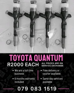 Toyota Quantum Injectors For Sale With Warranty Included