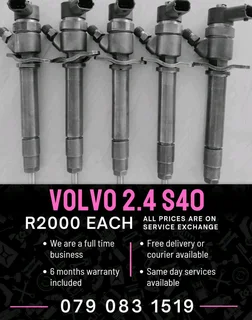 Volvo 2.4 Injectors For Sale With Warranty Included