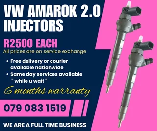 Vw Amarok 2.0 Injectors For Sale With Warranty Included