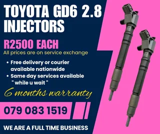 Toyota Gd6 Injectors For Sale With Warranty Included