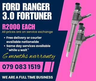 Ford Ranger 3.0 Injectors For Sale With Warranty Included
