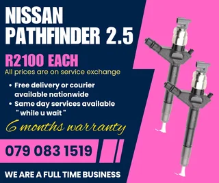 Nissan Pathfinder 2.5 Injectors For Sale With Warranty