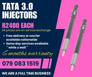 Tata 3.0 Injectors For Sale With Warranty Included