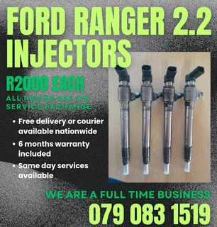Ford Ranger 2.2 Injectors For Sale With Warranty