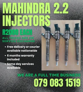 Mahindra 2.2 Injectors For Sale With Warranty Included