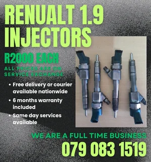 Renault Scenic 1.9 Injectors For Sale With Warranty