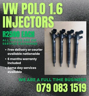 Vw Polo 1.6 Injectors For Sale With Warranty Included