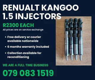 Renault Kangoo 1.5 Injectors For Sale With Warranty Included