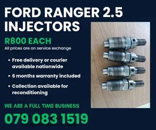 Ford Ranger 2.5 Injectors For Sale With Warranty Included