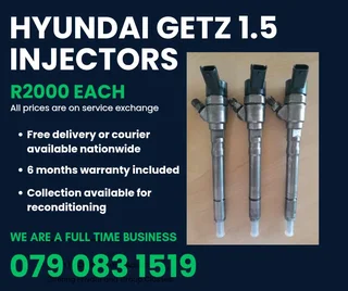 Hyundai Getz 1.5 Injectors For Sale With Warranty