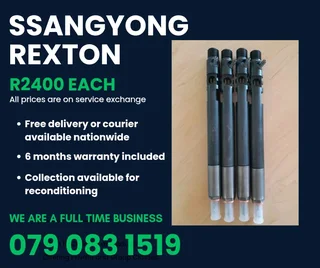 Ssangyong Kyron Injectors For Sale With Warranty Included