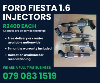 Ford Fiesta 1.6 Injectors For Sale With Warranty