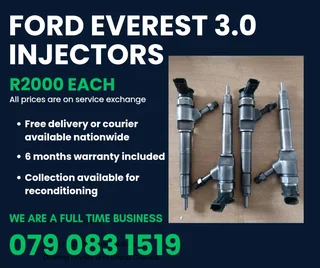 Ford Everest 3.0 Injectors For Sale With Warranty