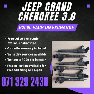 Jeep Grand Cherokee 3.0 Injectors For Sale With