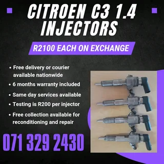 Citroën 1.4 Injectors For Sale With Warranty