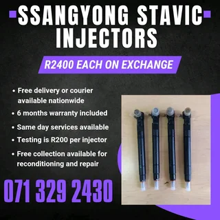 Ssangyong Stavic Injectors For Sale With Warranty