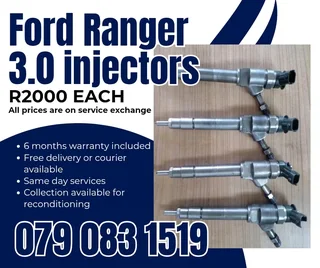 Ford Ranger 3.0 Injectors For Sale With Warranty Included