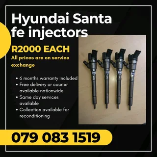 Hyundai Santa Fe Injectors For Sale With Warranty