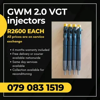 Gwm Steed 2.0 Injectors For Sale With