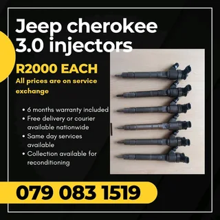 Jeep 3.0 Injectors For Sale With Warranty Included