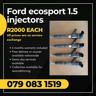 Ford Ecosport 1.5 Injectors For Sale With Warranty
