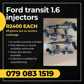 Ford Transit 1.6 Injectors For Sale With Warranty Included