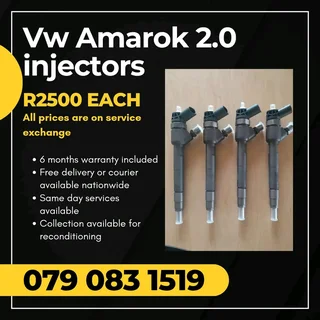 Vw Amarok 2.0 Injectors For Sale With Warranty Included