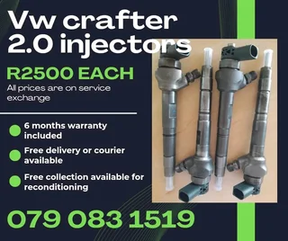 Vw Crafter 2.0 Injectors For Sale With Warranty