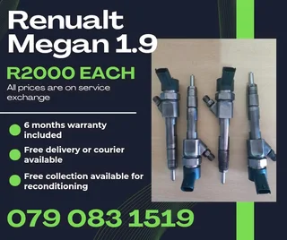 Renault Megane 1.9 Injectors For Sale With Warranty
