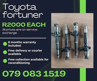 Toyota Fortuner Injectors For Sale With Warranty Included