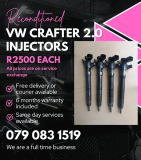 VW CRAFTER 2.0 INJECTORS FOR SALE WITH WARRANTY