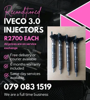 Iveco 3.0 Injectors For Sale With Warranty