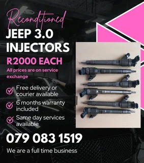 Jeep 3.0 Injectors For Sale With Warranty Included