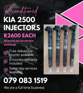 Kia 2500 Injectors For Sale With Warranty Included