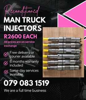 MAN TRUCK INJECTORS FOR SALE WITH WARRANTY