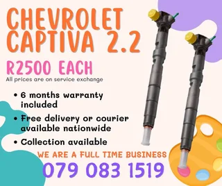 Chevrolet Captiva Injectors For Sale With Warranty