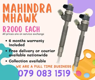 Mahindra Mhawk Injectors For Sale With Warranty Included