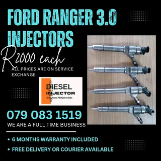 Ford Ranger 3.0 Injectors For Sale With Warranty Included