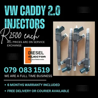 VW CADDY 2.0 INJECTORS FOR SALE WITH WARRANTY INCLUDED