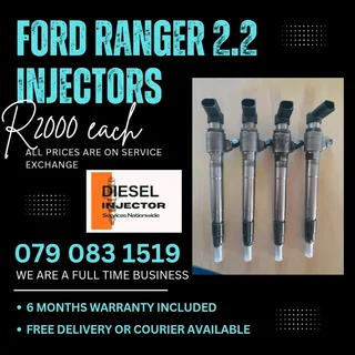 FORD RANGER 2.2 INJECTORS FOR SALE WITH WARRANTY INCLUDED