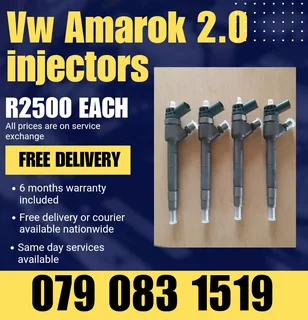 VW AMAROK 2.0 INJECTORS FOR SALE WITH WARRANTY INCLUDED