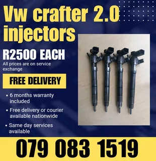 Vw Crafter 2.0 Injectors For Sale With Warranty