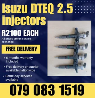 ISUZU DTEQ 2.5 INJECTORS FOR SALE WITH WARRANTY
