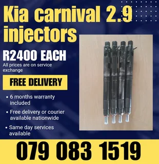 Kia Carnival 2.9 Injectors For Sale With Warranty Included