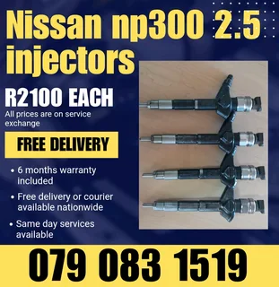 NISSAN NP300 2.5 INJECTORS FOR SALE WITH WARRANTY INCLUDED