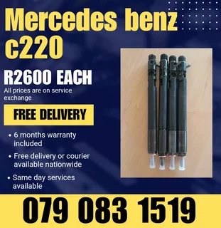 MERCEDES BENZ C220 INJECTORS FOR SALE WITH WARRANTY INCLUDED
